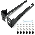 Bed Frame Footboard Extension Brackets Set Attachment Kit - Fit for Twin, Full, Queen, or King Size Beds