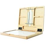 New Wave U.Go Plein Air Anywhere Pochade Box, Ultra Lightweight Baltic Birch wood with Stainless Steel and Aluminum construction, Medium measures 8.4 x 11.25 x 1.25 inches (00702)