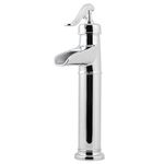 Pfister Ashfield Vessel Bathroom Faucet, Single Control Water-Efficient Model Polished Chrome, LG40-YP0C
