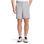 IZOD Men's Swingflex Straight-Fit Stretch Golf Shorts, Cinder Block, 38