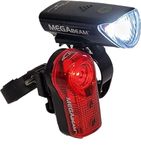 Sport Direct™ Bike 0.5W MegaBeamTM LED Light Set 5 Diode LED Front Lamp & 3 Diode Rear *SEE 360 VIDEO* CE Approved