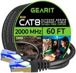 GearIT Cat8 Outdoor Ethernet Cable 