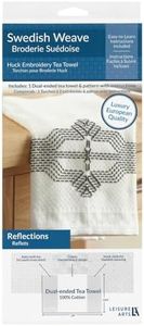 Swedish Weave Towel Kit, Reflections Black, Traditional Swedish Weaving, Huck Weaving, Weaving Patterns, Weave Fabric, Towels