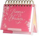 DaySpring Prayers & Blessings Pink Floral DayBrightener Perpetual Calendar (23456)