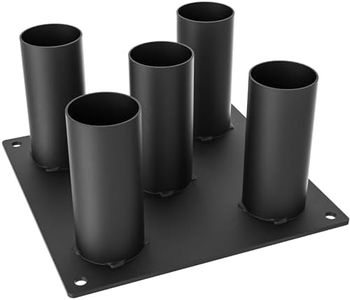 Synergee 5 Barbell Holder Storage & Organization for Home, Commercial & Garage Gyms, Holds 5 Barbells.