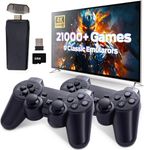 Video Game Wireless Retro Game Console, Plug and Play Video Game Stick Built in 20000+ Games,9 Classic Emulators, High Definition (Classic Edition)