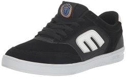 Etnies Men's The Aurelien Low Top Skate Shoe, Black/White, 11