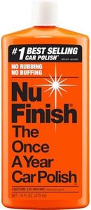 Nu Finish Car Polish, NF-76 Liquid Polish for Cars, Trucks, 16 Fl Oz Each