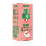 The Drinks Bureau Lychee Martini Cocktails Ready to Drink, Made with Vodka, Lychee & Prickly Pear (ABV 10%), Vegan & Allergen Free (1.5L Party Box) 10-Servings
