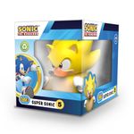 TUBBZ Boxed Edition Super Sonic Collectible Vinyl Rubber Duck Figure - Official Sonic The Hedgehog Merchandise - TV, Movies & Video Games