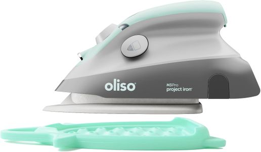 Oliso M3Pro Mini Steam Iron – Aqua, Compact Travel Iron