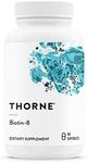 Thorne Research - Biotin 8 - Vitamin B7 (Biotin) Supplement for Healthy Hair, Nails, & Skin - 60 Capsules