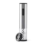 ELMWAY Electric Wine Opener Electric Wine Bottle Corkscrew Opener with Foil Cutter Set- Battery Operated Cordless Stainless Steel Bottle Opener for Home, Bars (Opener-Battery Operated)