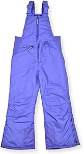 Arctic Quest Boys Girls Unisex Classic Snow Bib Ski Pants Overalls Winter Snowsuit Water-Resistant Windproof Outdoor Rain Bib, Vibrant Lavender, 7-8