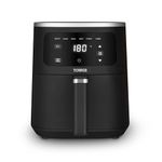 Tower Digital Single Basket Air Fryer, 4L Capacity, Overheat Protection, 1300W, Black, Medium, T17205AFR
