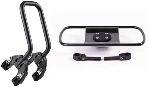 AEROE Spider Front Rack + Spider Pannier Receiver | 35 lb Load Capacity | Universal MTB & eMTB Fit | Quick Release No-Frame-Mount Design | Front Bike Cargo System for Commuting, Touring & Bikepacking