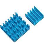 AZDelivery Passive Blue Heatsink 2 pcs Cooler Set compatible with Raspberry Pi Models A + B including E-Book!