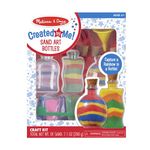 Melissa & Doug Sand Art Bottles Craft Kit: 3 Bottles, 6 Bags of Colored Sand, Design Tool