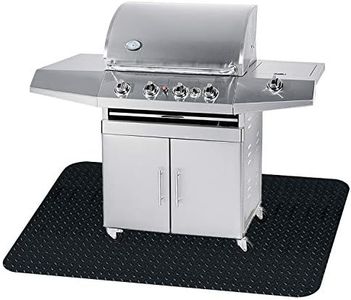 Fasmov 48 x 36 inches Grill Mat Grill and Garage Protective Mat, Protects Decks and Patios from Grease Splashes, PVC Flame Retardant Material