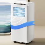Portable Air Conditioner for Large Room, Smart AC Unit, Fast Cooling, Dehumidifier & Quiet Sleep Mode, Window Kit, 120° Oscillation, 14000 BTU