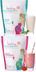 Baby Booster Prenatal Vitamin Supplement Shakes, Tahitian Vanilla and Strawberry