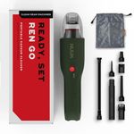 NUUK REN GO Cordless Home Vacuum Cleaner | 2X More Suction, 11000 PA | 4-in-1 Functions with Air Blowing | 7 Attachments+Storage Bag | Dual Filtration with HEPA | BLDC Motor | 2 Suction Modes