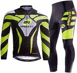 sponeed Men's Cycle Jersey Long Sle