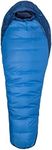 Marmot Trestles 15, Mummy Sleeping Bag, Light and Warm 3 Seasons Sleeping Bag, Cobalt Blue/Blue Night, Regular: 183 cm