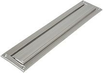 Amig - Letter Slot for Letterbox | For Interior and Exterior Walls or Doors | Letter Slot Made of Stainless Steel | Size 41.70 cm x 22.80 cm x 1.70 cm | Silver