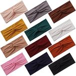 Panleding 12 Pcs Stretchy Headbands