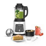 Tefal Blender & Soup Maker Perfectmix Cook, 2L, 10 Auto Programs, Smoothie Maker, Removable Blades, Cleaning Program & Brush, Glass Jug, Tamper, Hot & Cold Kitchen Blender, Cooking, BL83SD65