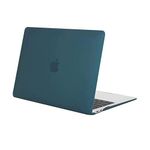 MOSISO Compatible with MacBook Air 13 inch Case M1 A2337 A2179 A1932, Protective Hard Shell Cover Compatible for MacBook Air M1 Case 13.3 inch 2021 2020 2019 2018 Retina Touch ID, Deep Teal