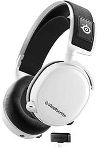 SteelSeries Arctis 7+ Wireless Gaming Headset – Lossless 2.4 GHz – 30 Hour Battery Life – USB-C – 7.1 Surround – For PC, PS5, PS4, Mac, Android and Switch – White