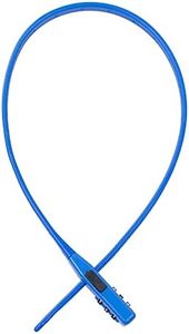 Oxford Products, Blue, One Size LK152 Combo Multi-use Security Tie & Bike Combination Cycle/Cafe/Buggy/Ski/Helmet Lock