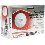 Kirkland Signature 3-Piece V2.0 Urethane Cover Golf Ball, 2-Dozen