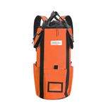 AOLEBA Arborist Rope Storage Bag Tree Climbing Rock Rope Bucket Backpack Rope Storage Bag 200' Large Capacity 1680D Thicken Nylon Material with Hand Straps, Side Pockets - Orange