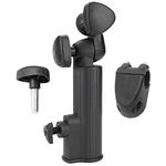 Trolley Umbrella Holder, Golf Push Trolley Umbrella Holder for Golf Cart, Bike, Baby Stroller, Fishing Beach Chair, Wheelchair with Round Frames