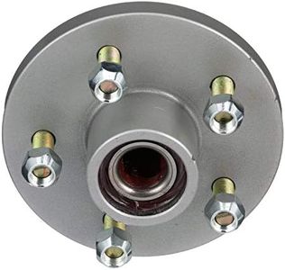 Seachoice Trailer Wheel Hub, 1-3/8 in. X 1-1/16 in. Axle, 5 Lug, Galvanized, Pregreased Grey