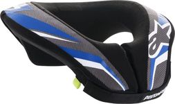 Alpinestars 6741018-177-S/M: Sequence Youth Neck Roll Black/Anthracite/Blue Sm/Md