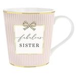 Lesser & Pavey British Designed Coffee Mug | Ceramic Coffee Mugs for Home or Work | Large Mugs for Hot Drinks | Tea and Coffee Fabulous Sister Mug - Madelaine by Hearts Design