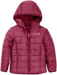 Snonook Toddler Winter Jacket– Insulated Water-Resistant Girls Fall Jacket & Boys Fall Jacket - Girls' Outerwear Jackets & Coats, Dark Rasberry, s