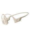 SHOKZ Openrun Pro Bone Conduction Sports Open Ear Headphones,Open-Ear Sports Earphones With Mic,Bluetooth Wireless Bone Conduction Headset,Ip55 Waterproof,Ideal Sports Headphones Gift(Turnover Beige)