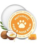 Lick-Safe Dog Paw & Nose Balm | 2.1 oz All Natural Wax with Coconut Oil & Shea Butter | Year-Round Grooming Essential | Moisturizing Balm for Dry Pads & Snouts