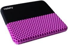 Gel Seat Cushion, Double Thick Egg Gel Cushion for Pressure Pain Relief, Breathable Wheelchair Cushion Chair Pads for Car Seat Office Chair (Purple)