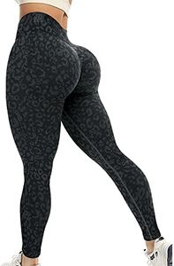 YEOREO Women's Camo Scrunch Butt Workout Leggings