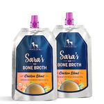 Heads Up For Tails Sara's Chicken Blend Bone Broth For Dogs - 150 Ml Each (Pack Of 2), All Life Stages