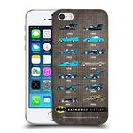 Head Case Designs Officially Licensed Batman DC Comics Evolution Batmobile History Soft Gel Case Compatible With Apple iPhone 5 / iPhone 5s / iPhone SE 2016