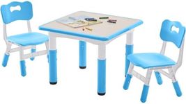 DOREROOM Kids Table and 2 Chairs Se