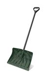 Suncast SC1350 18-Inch Snow Shovel/Pusher Combo with Wear Strip, Green