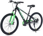 20/24 Inch Kids Mountain Bike, Kids' Bicycles for Girls and Boys Bikes Ages 8-12, Mountain Bikes Single Speed with Front and Rear Disc Brakes